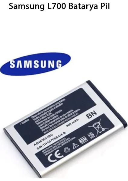Royaleks Samsung L700 Batarya Pil 960 Mah