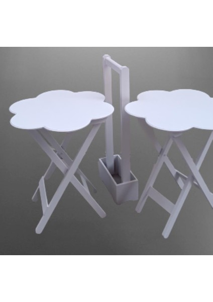 Çanta Zigon Sehpa Papatya Ikili Model Takım Ahşap Mdf Beyaz Renk Uyum Kutu Sevk El Yapım modelleri