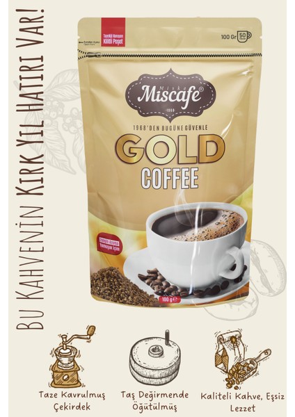 Gold Kahve 100 gr