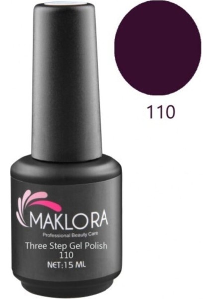 Three Step Gel Polish Kalıcı Oje 15 ml | 110 Purple