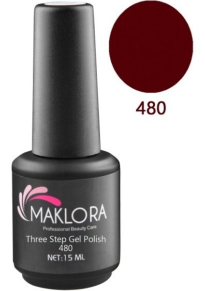 Three Step Gel Polish Kalıcı Oje 15 ml | 480 Barbecue