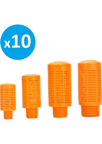 Pnömatik Plastik Susturucu 3/8 Paket 10 Adet