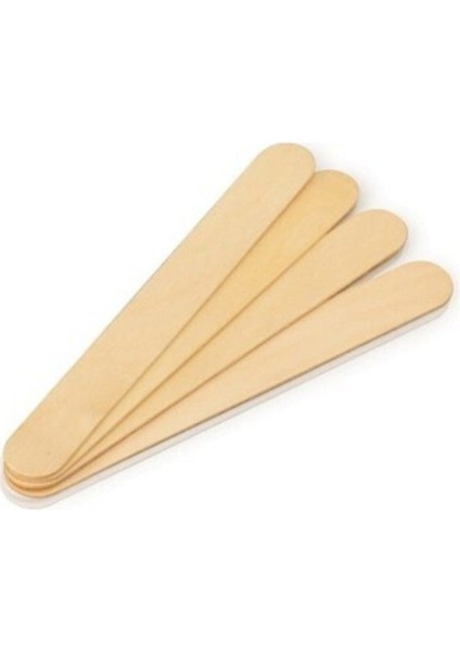 Ahşap Ağda Spatulası 100 Adet