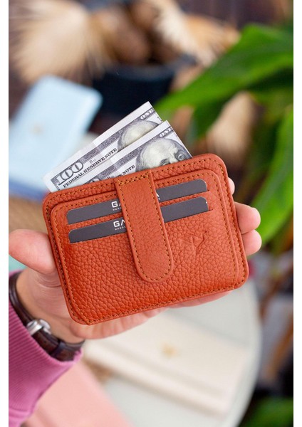 Shelby Hakiki Deri Kartlık Cüzdan