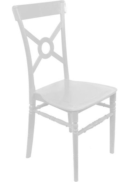 Riva Sandalye C Modeli (4 Adet) Beyaz