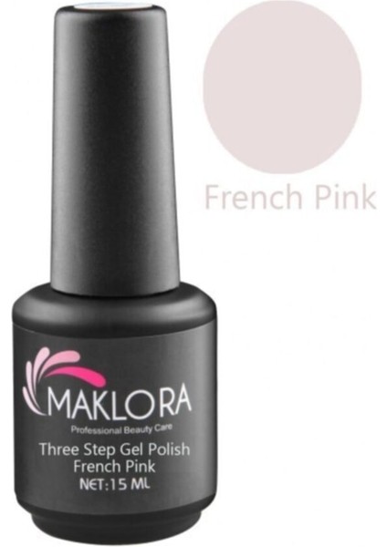 Three Step Gel Polish Kalıcı Oje 15 ml | French Pink