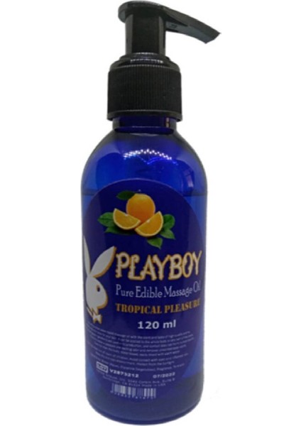 Masaj Yağı Portakal Aromalı Pure Edible Aromaterapi 120ML / Playboy Orange Flavored Massage Oil 120ML