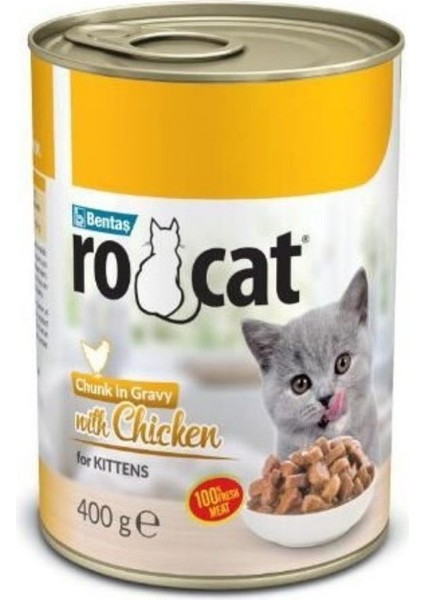 Kitten Tavuklu Yavru Kedi Konserve 400 gr