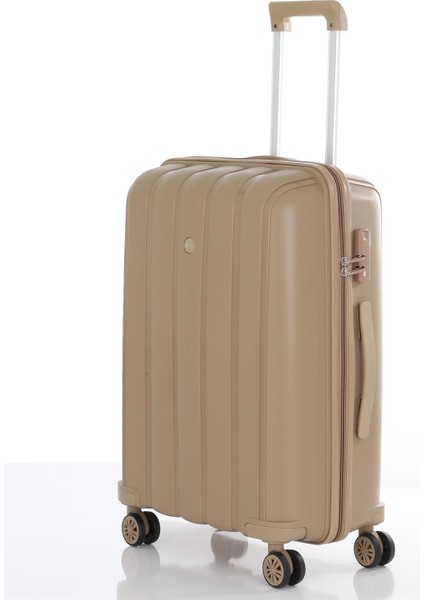 Polipropilen 3'lü Valiz Seti Büyük & Kabin & Makyaj V305 fırsatları