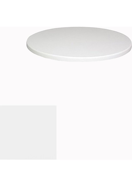 Werzalit Masa Tablası Yuvarlak 90CM - Beyaz