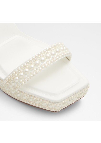 Lulu Sandalet Yüksek Topuklu Sandalet - Beyaz indirimleri