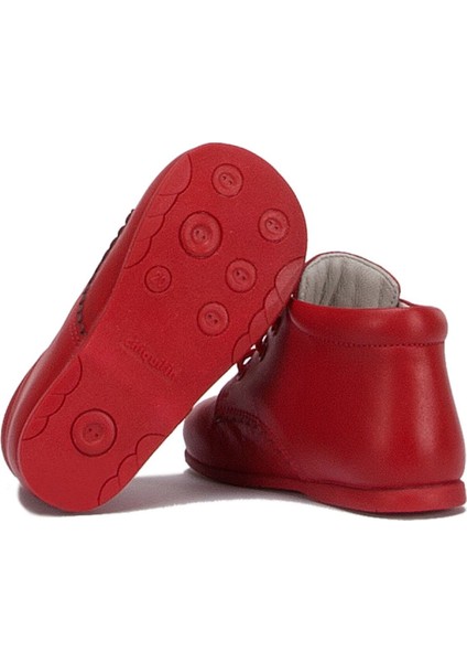 Kifidis KCH1194 Chiquitin Ilk Adım Çocuk Deri Ayakkabı 18-23 Kırmızı Deri - 20 modelleri