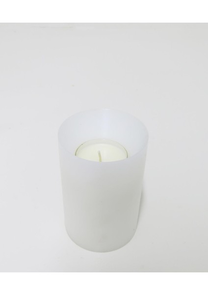 7X11 cm Derin Kesim Blok Mumluk ve Tealıght Seti modelleri