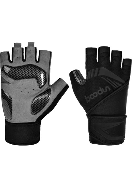 Profesyonel Fitness Ağırlık Eldiveni Siyah