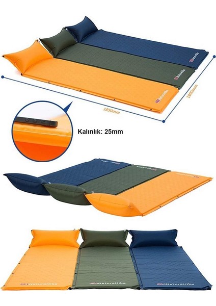 Ultralight Şişme Kamp Matı | 185*60*2.5 cm | modelleri