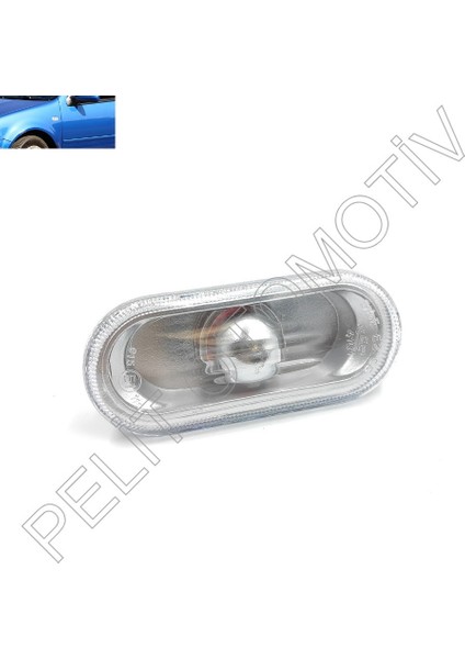 Golf (1998&GT;2006) Çamurluk Sinyal Lamba Camı 1J0949117 1ADET