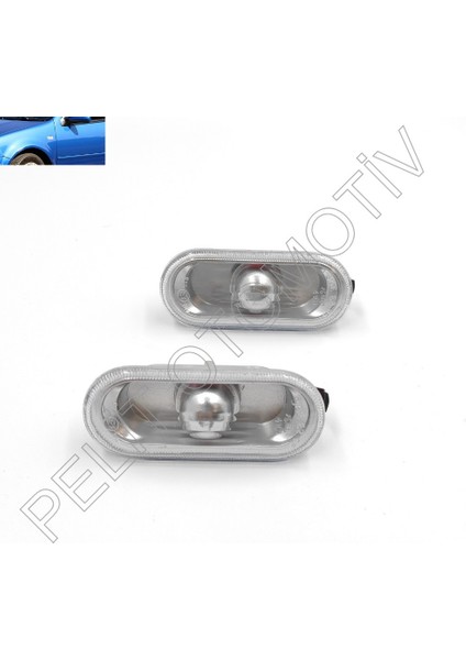 BORA (1999&GT;2005) Çamurluk Sinyal Lamba Camı 1J0949117 2 Adet