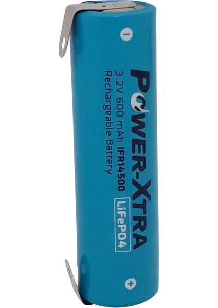 3.2 V 600 Mah IFR14500 Aa LIFEP04 Şarjlı Traş Makinası Pili