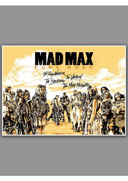 Mad Ma x Poster 45 x 60 cm Afiş - Kalın Poster Kağıdı Dijital Baskı