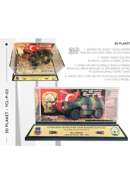 3D Plaket