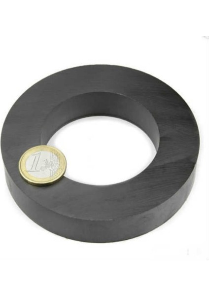 Mıknatıs, 100MM x D60MM x 15MM Güçlü Ferrit Kömür Seramik Halka Mıknatıs