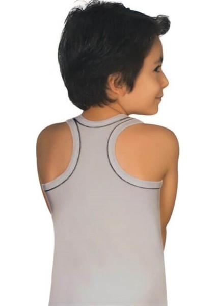 Erkek Çocuk Gri Spor Atlet 6'lı Paket 0130