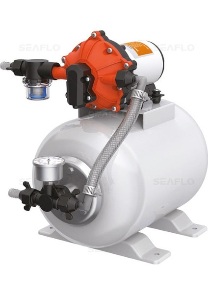 Tanklı Hidrofor 12 V 18.9 Lt. 8.00 Lt Tank Tekne, Yat ve Karavan