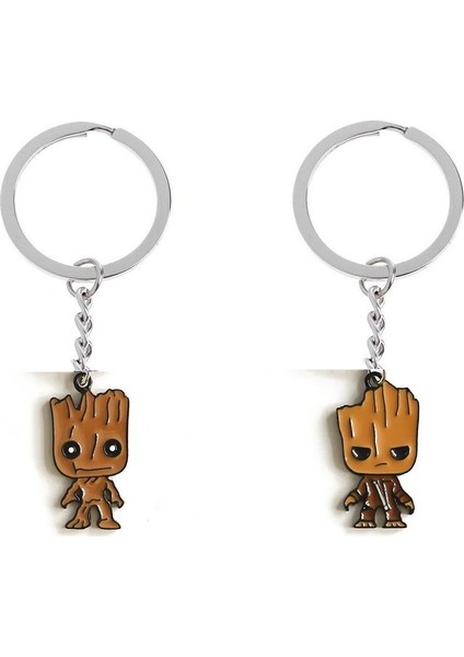 Groot Best Friends Arkadaşlık Ikili Kolye Çift Anahtarlık