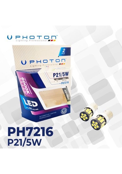 Photon 1016 Çift Duy Beyaz LED Ampul Takımı 35 LED