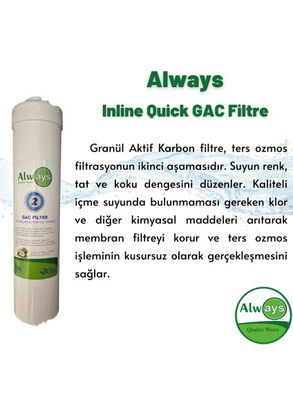 Inline Jaco 3'lü Filtre Takımı modelleri