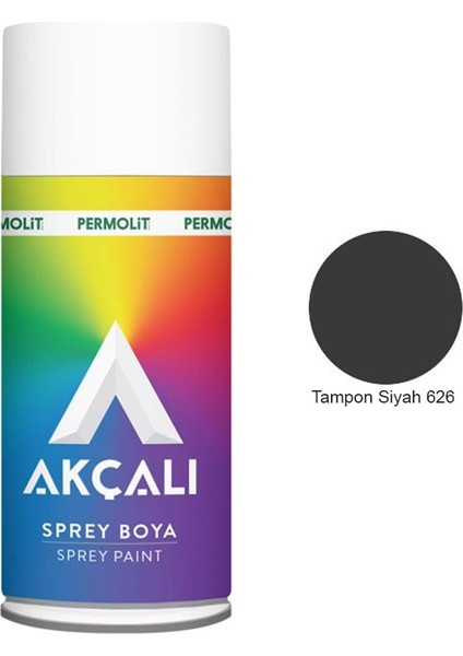 626 Tampon Siyah Sprey Boya 400 ml