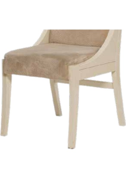 Sandalye ST ZUS085 Berjer Model Kavrar Sırtlık Kayın Ayak Babyface Kumaş Vizon