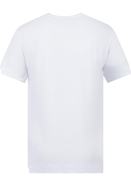 Kalei Sıfır Yaka T-Shirt Beyaz fırsatları