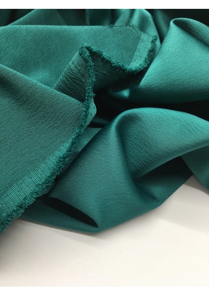 Açık Zümrüt Yeşili Saten Kumaş Dökümlü fırsatları