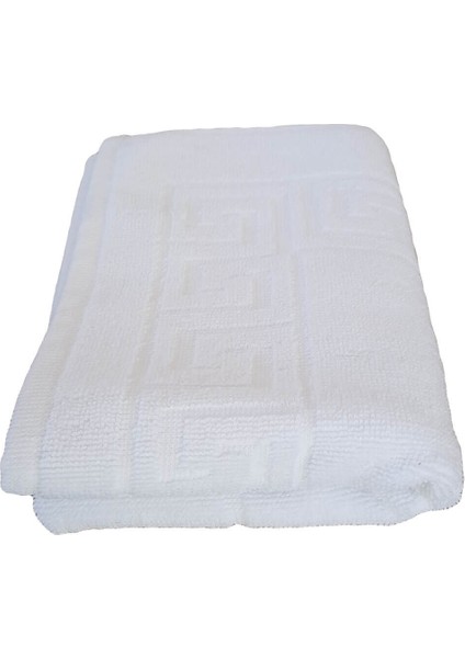 2 Li Ayak Izli Banyo Paspas 100 Pamuklu Ayak Havlusu 50 x 70 cm