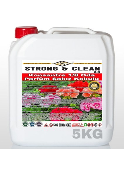 Oda Parfüm Konsantre 1/8 Sakız Kokulu 5 kg