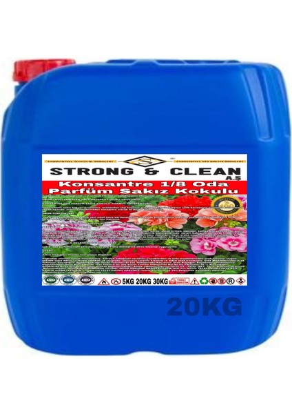 Oda Parfüm Konsantre 1/8 Sakız Kokulu 20 kg