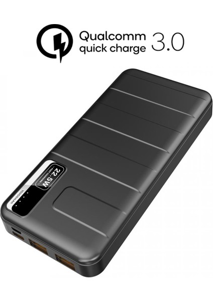 10.000 Mah Powerbank Pd-22.5 Watt Qualcomm Quick Süper Hızlı Şarj Powerbank Iphone &andorid Uyumlu