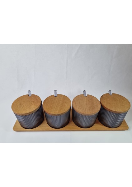 Spıca Striped Baharatlık Seti 4'Lüfüme modelleri