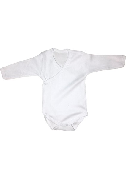 Pamuklu Kruvaze Bebek Alttan Cıtcıtlı Body