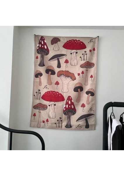 Mushroom Family Duvar Örtüsü - Wall Tapestry I 70 x 100 cm