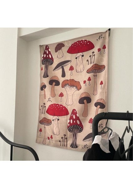 Mushroom Family Duvar Örtüsü - Wall Tapestry I 70 x 100 cm