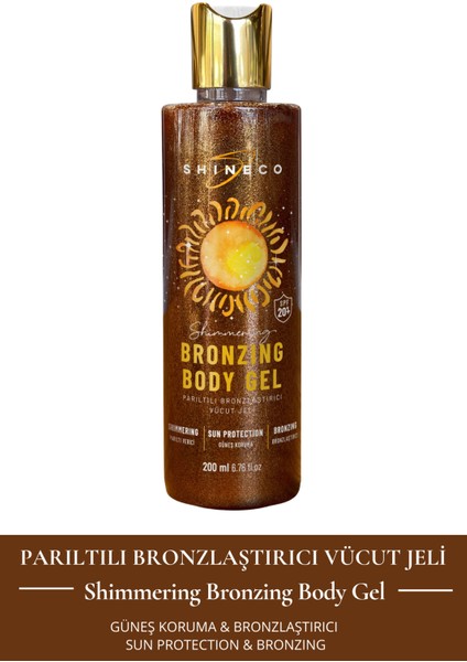 - Işıltılı Bronzlaştırıcı Vücut Jeli ( 20+ Spf Güneş Koruma) 200ML - Yoğun Bronzlaştırıcı Yağ 125ML