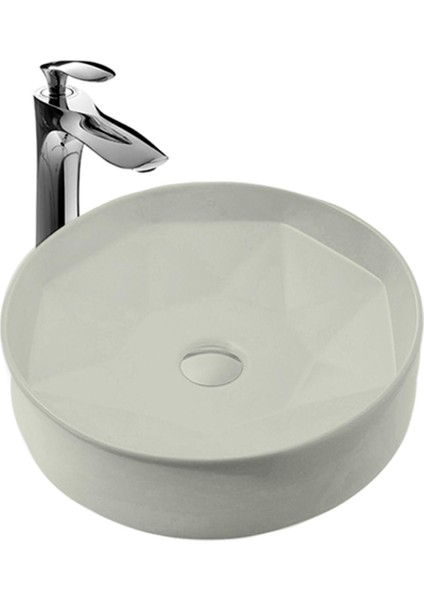 Enzo Gümüş Gri Çanak Lavabo