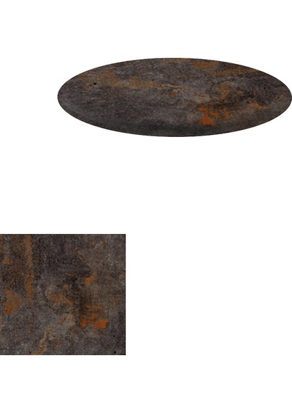 Werzalit Masa Tablası Yuvarlak 60CM - Metkic Oxid 3