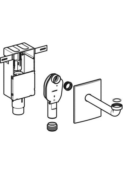 Geberıt Lavabo Sifonu Gömme Tip-Parlak Krom 151.120.21.1