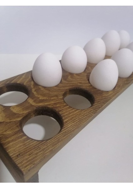 12 Li Ahşap Yumurtalık