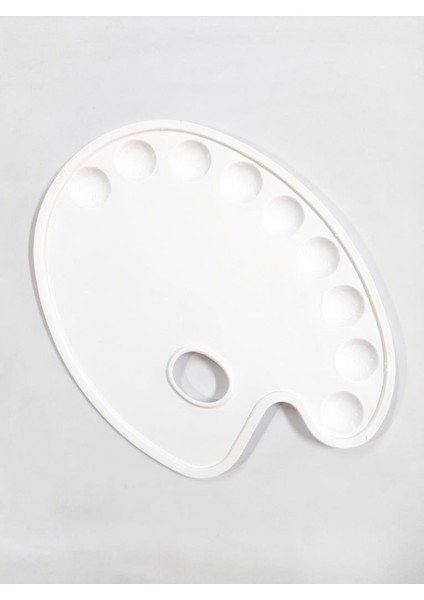 Plastik Büyük Palet Oval 28,5X21,5CM
