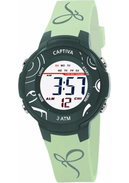 Su Geçirmez Kız Çocuk Alarmlı Aydınlatmalı Kronometreli Kol Saati