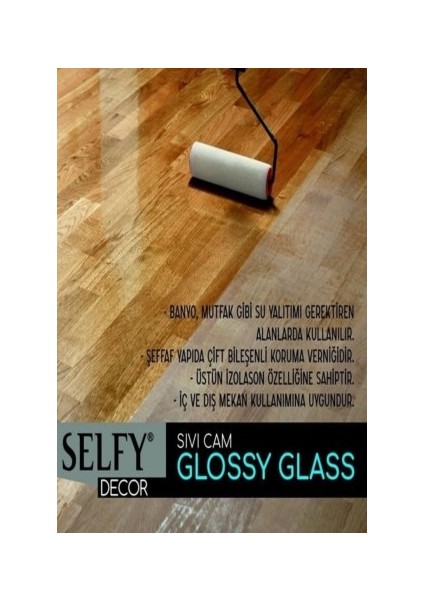 Surface 500CC Siyah, Selfy Decor Glossy Glass 200+100GRBALKON,TERAS,BANYO,MUTFAK,TEZGAH,FAYANS modelleri